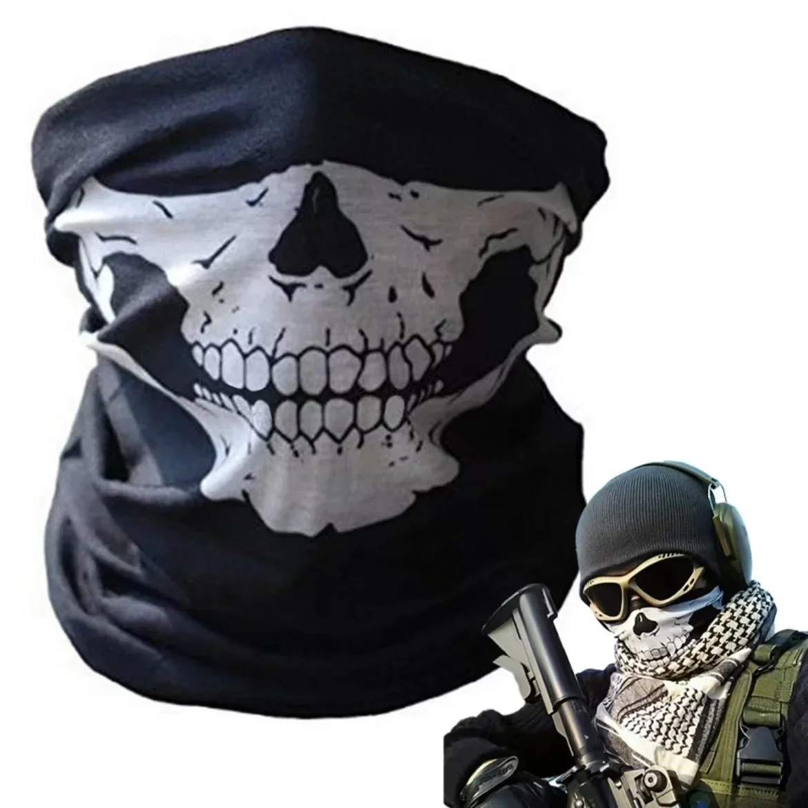 Balaclava Ski Mask - Crânio masculino balaclava máscara de esqui