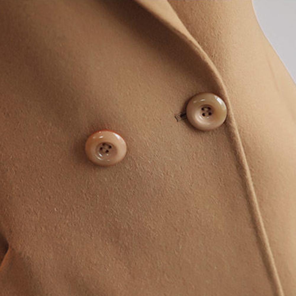 Wool Coat Peacoat - 2025 casacos de lã femininos elegantes