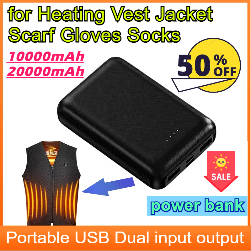 Heated Vest Battery - 20000mah bateria de aquecimento power bank