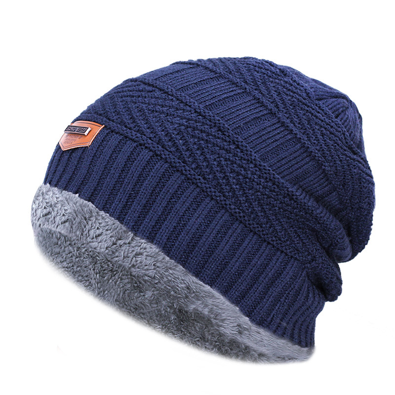 Wool Scarf Men - Novo Gorro de Inverno para Homens,