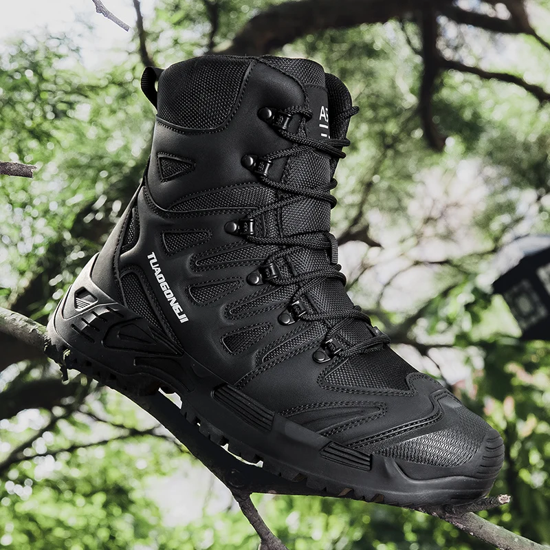 Waterproof Winter Boot - Botas táticas de caminhada ao ar
