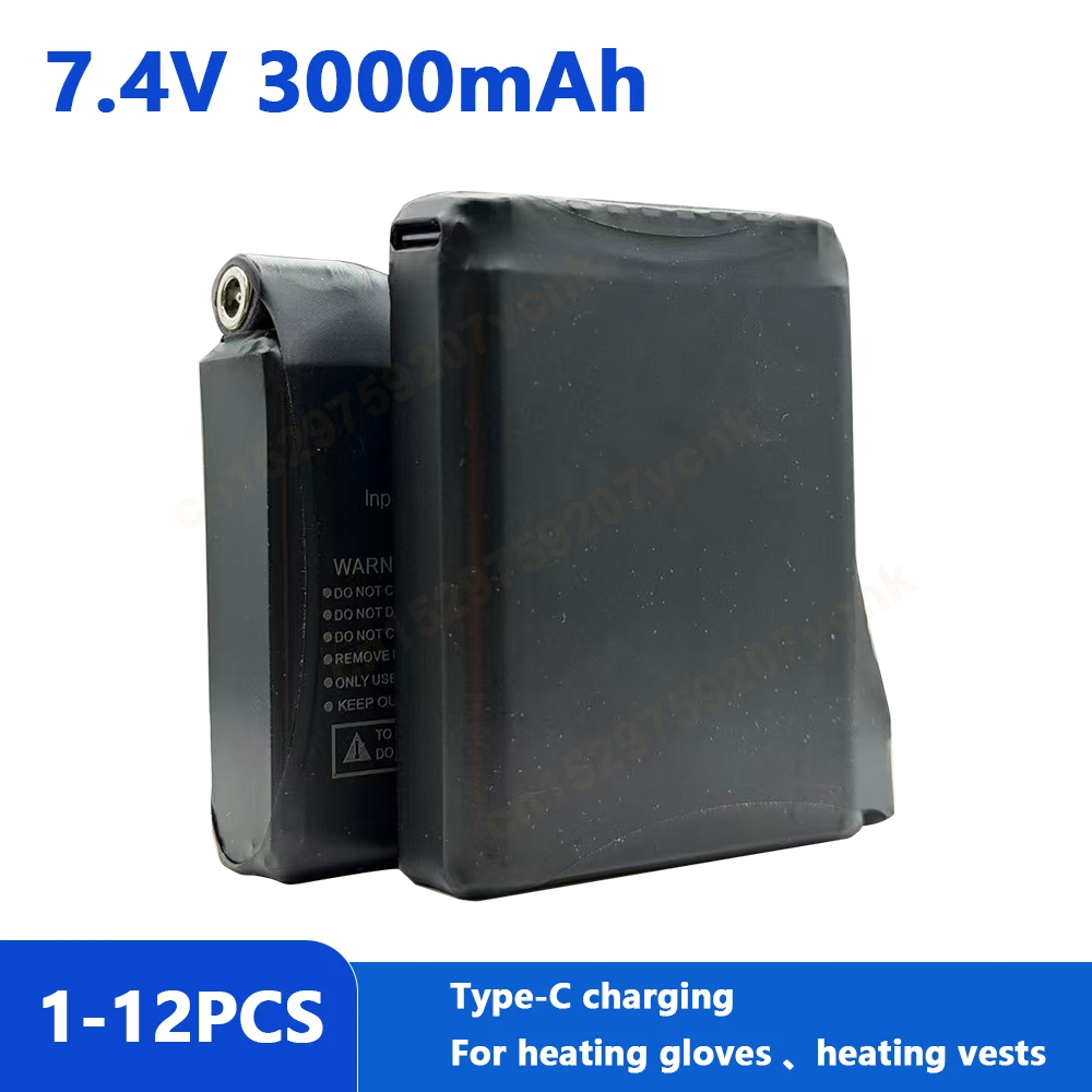 Heated Vest Battery - Bateria de luva de aquecimento 7.4v