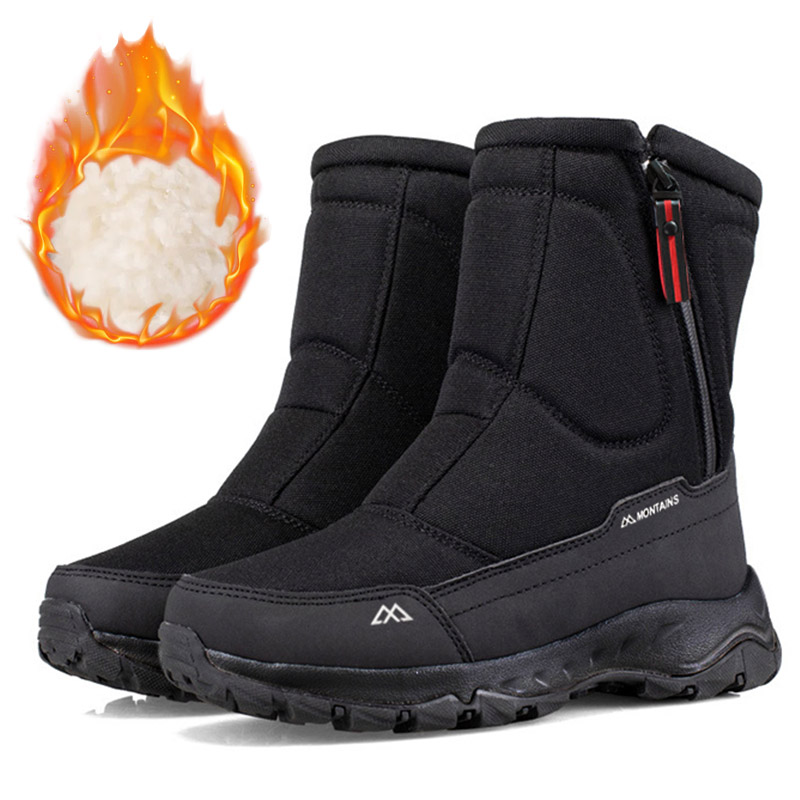 Waterproof Winter Boot - Botas de neve externas confortáveis internas