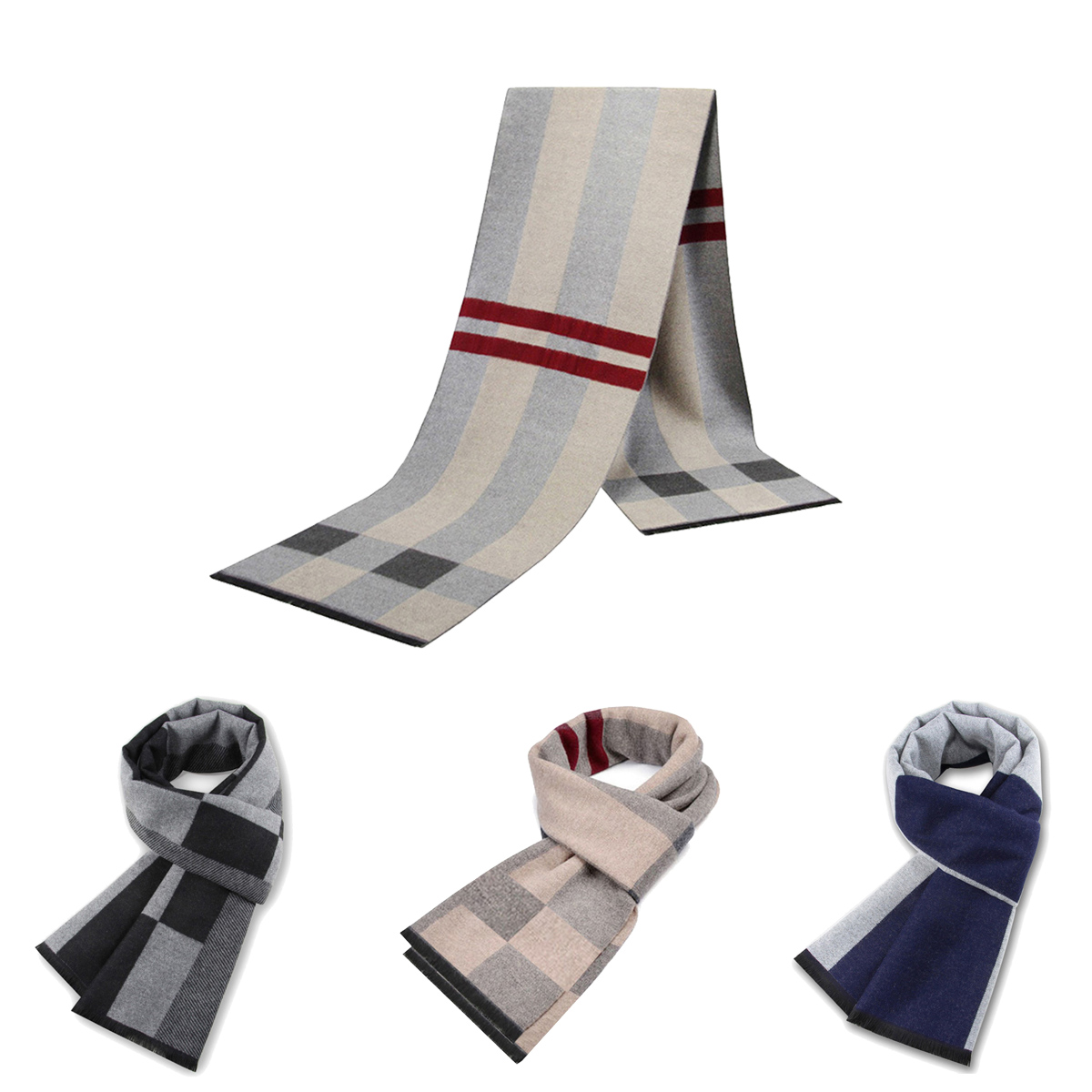 Wool Scarf Men - Lenço masculino para homem inverno cópia