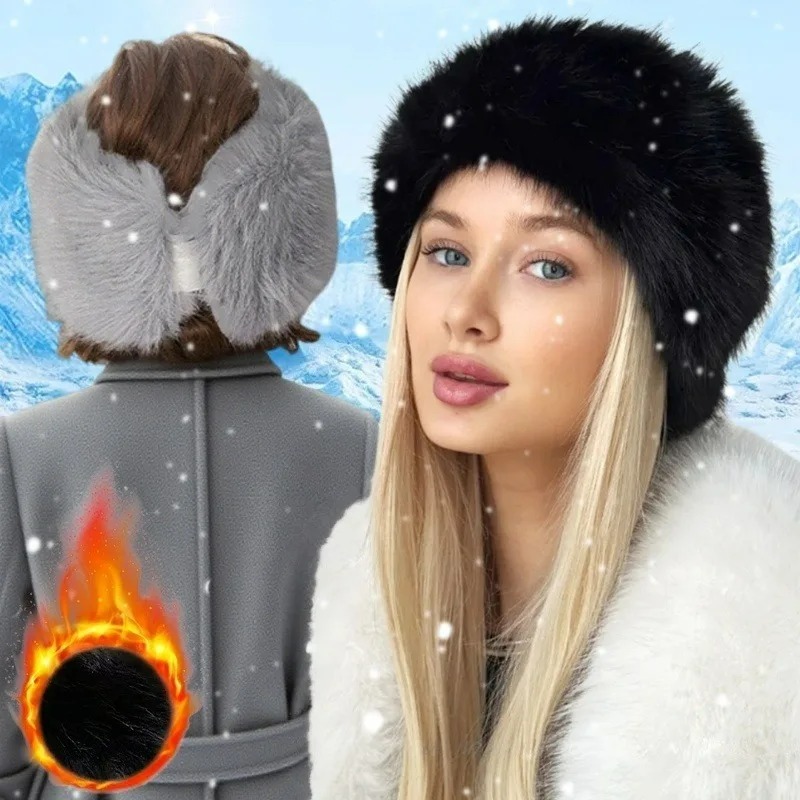 Faixa larga de pele de inverno - Fleece Ear Warmer Band avaliação e preço