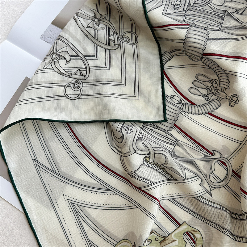Lenço Feminino de Luxo Quadrad - Shawl Wrap Winter avaliação e preço