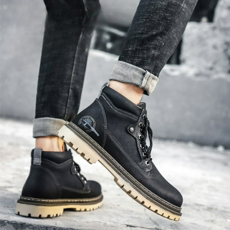 Botas masculinas de cano alto  - Waterproof Winter Boot avaliação e preço