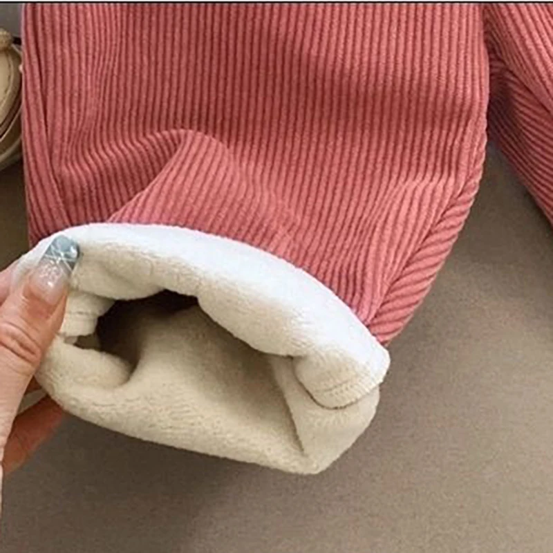 Outono inverno crianças roupas - Corduroy Pant Warm avaliação e preço