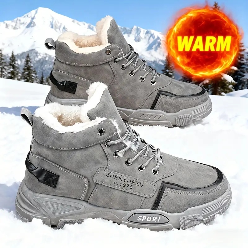 Botas de Neve Masculinas de Ca - Waterproof Winter Boot avaliação e preço