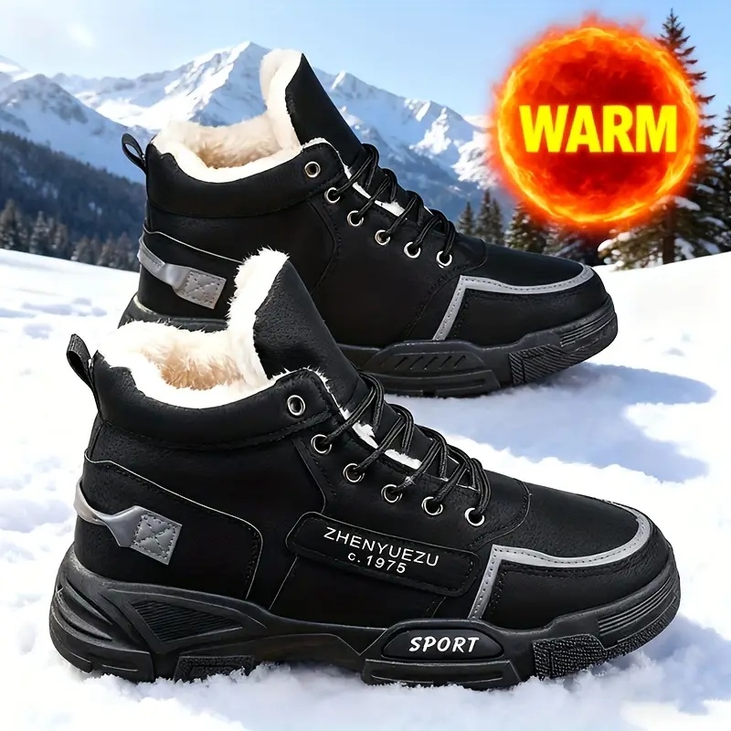 Botas de Neve Masculinas de Ca - Waterproof Winter Boot avaliação e preço