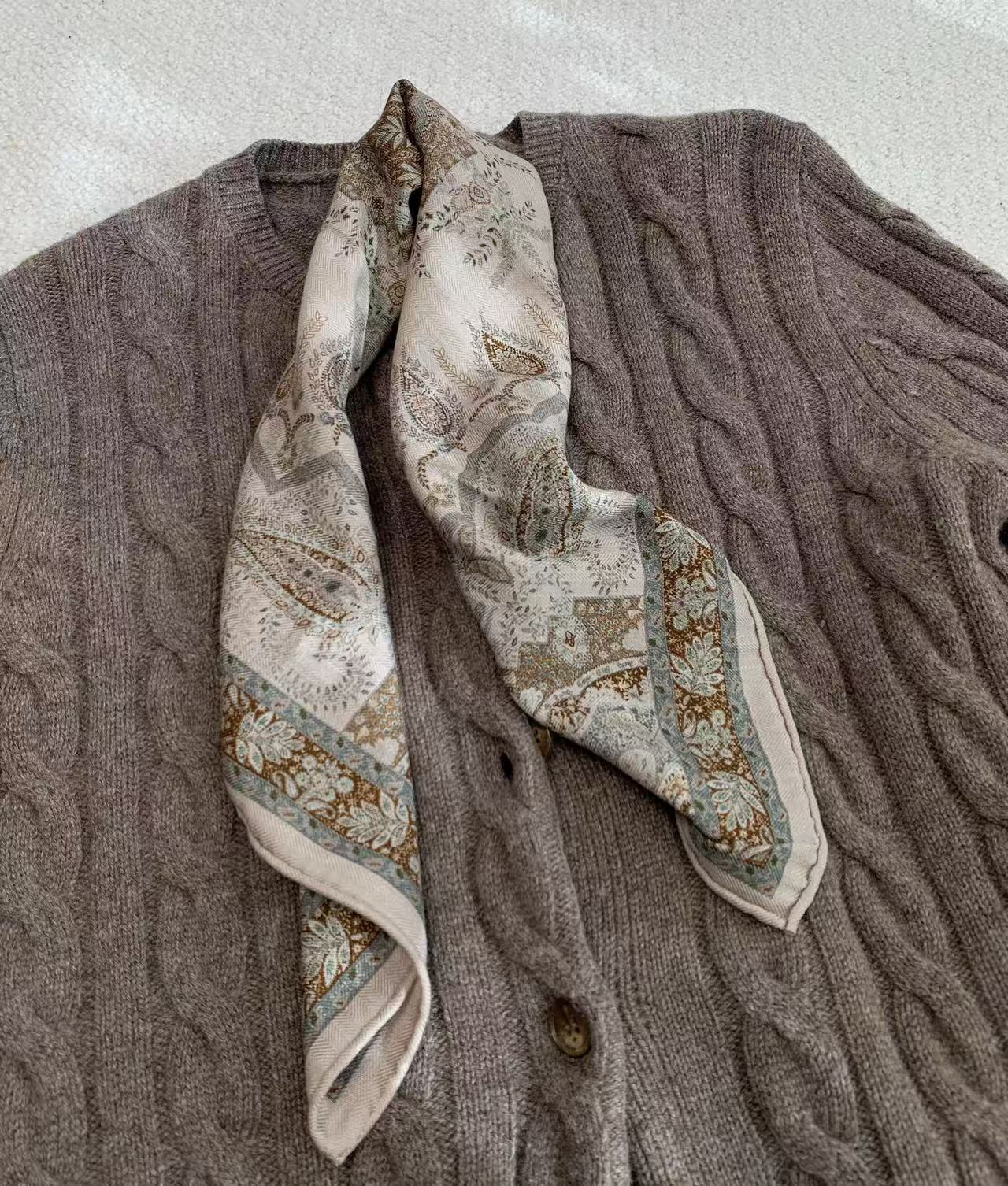 Cachecol de Lã e Seda 2026 par - Wool Scarf Men avaliação e preço