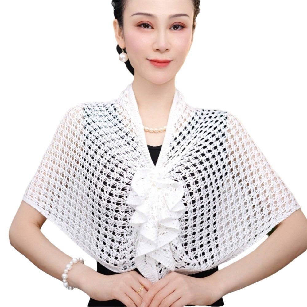 Cardigã com Design Brilhante e - Shawl Wrap Winter avaliação e preço