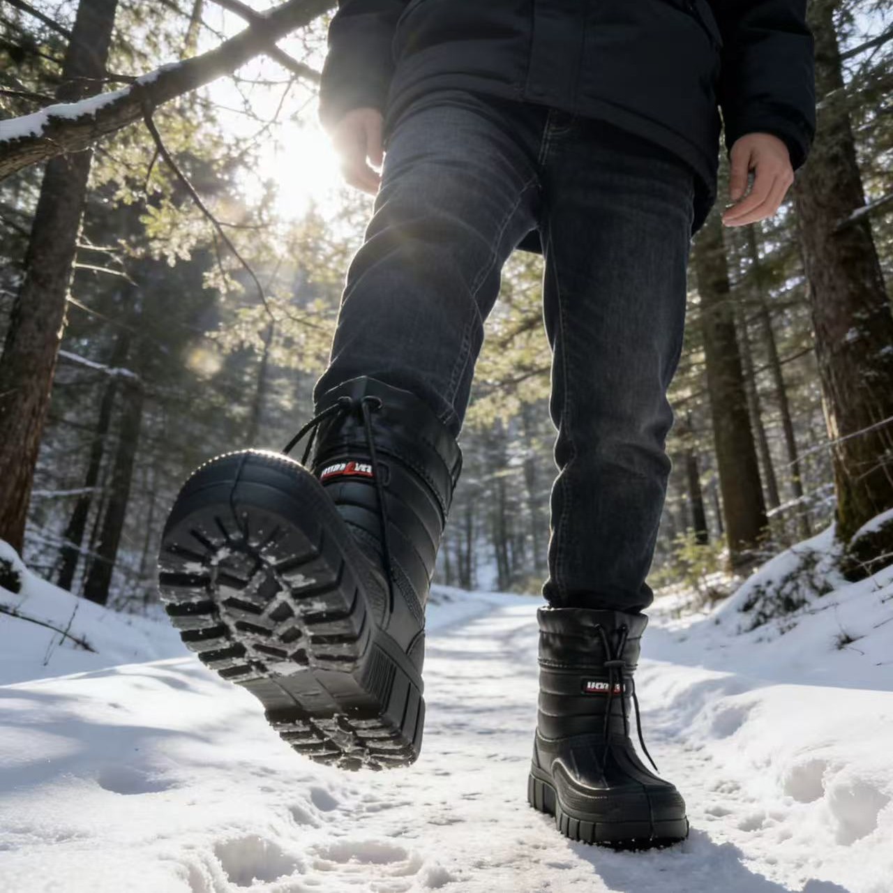 Botas de neve masculinas novas - Waterproof Winter Boot avaliação e preço