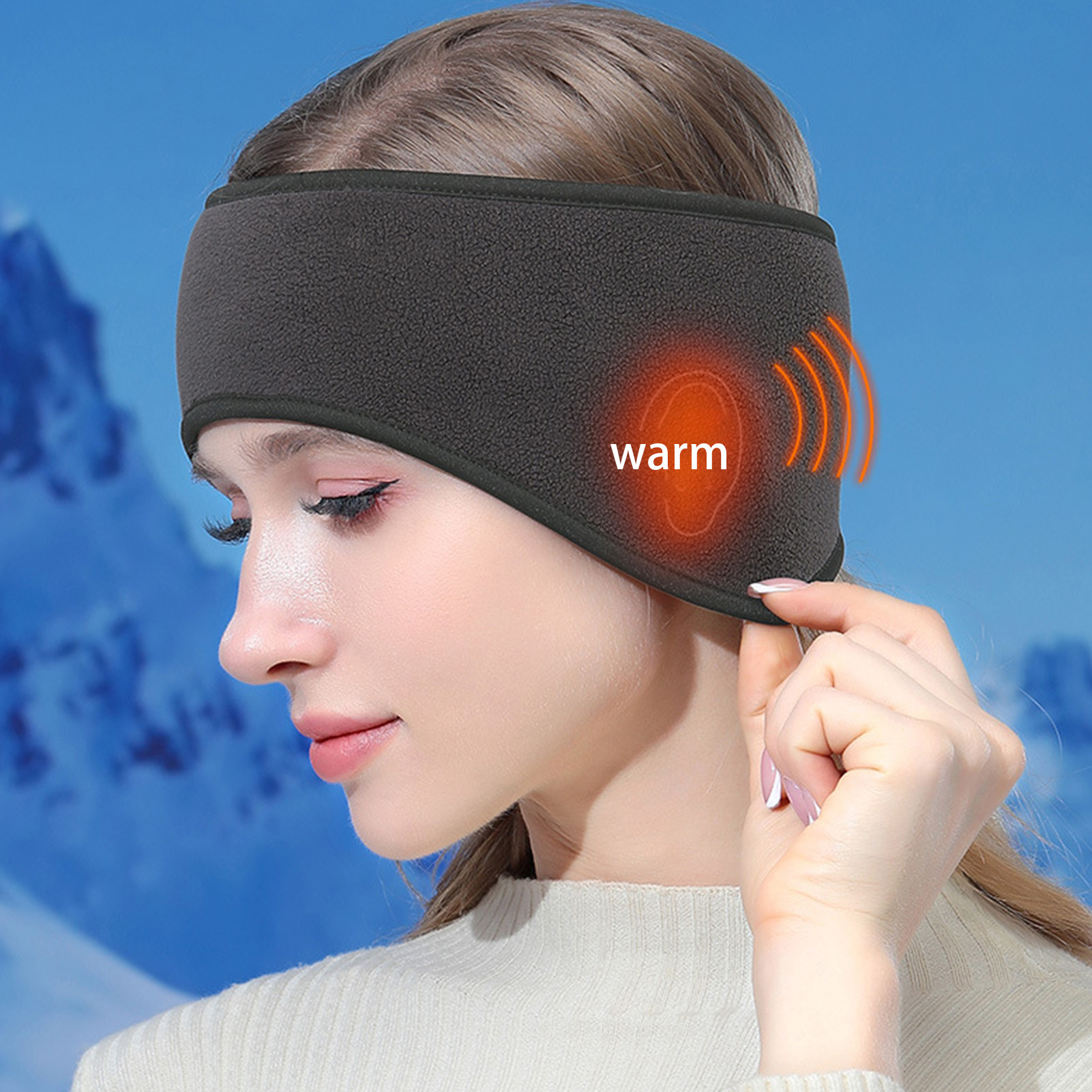 Leve inverno velo térmico orel - Fleece Ear Warmer Band avaliação e preço