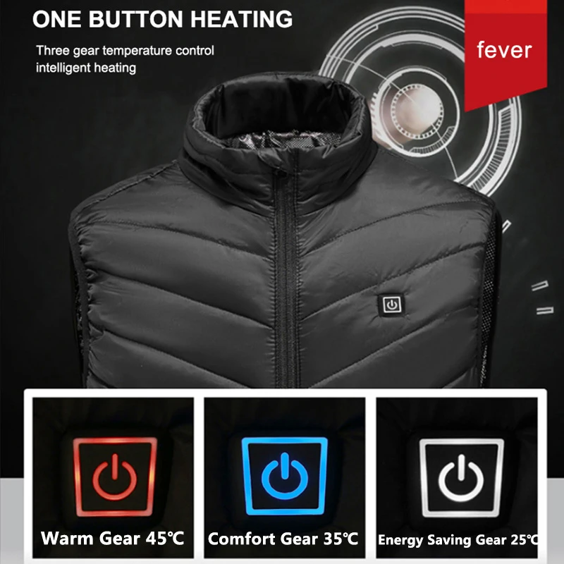 Colete de caça aquecido elétri - Heated Vest Battery avaliação e preço