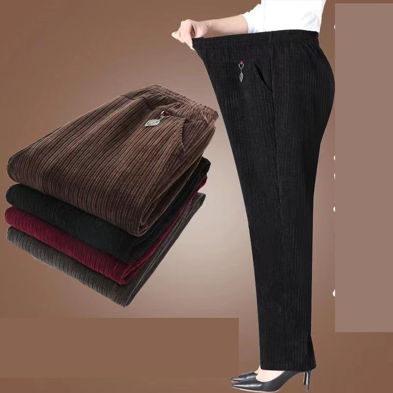 Oversize XL-8XL calças de velu - Corduroy Pant Warm avaliação e preço