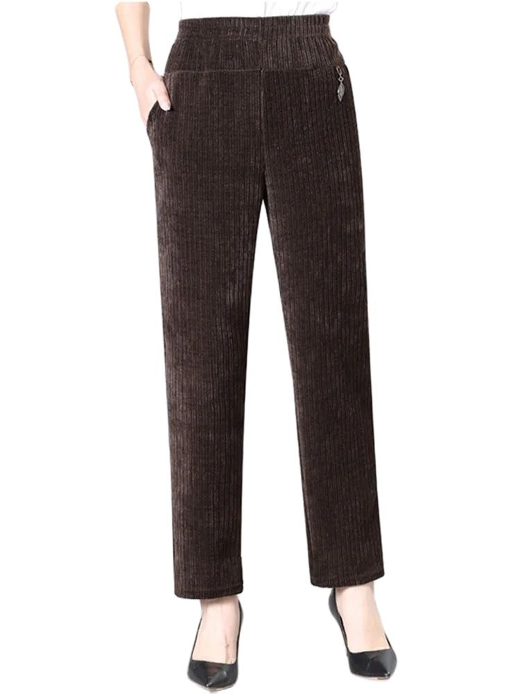 Oversize XL-8XL calças de velu - Corduroy Pant Warm avaliação e preço