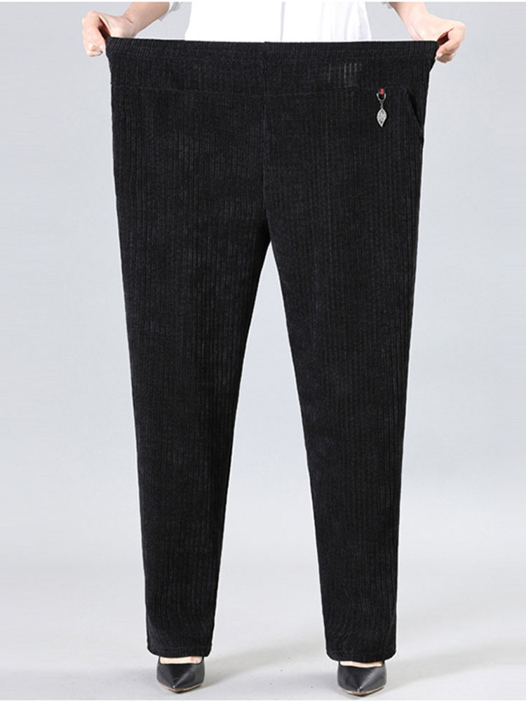 Oversize XL-8XL calças de velu - Corduroy Pant Warm avaliação e preço