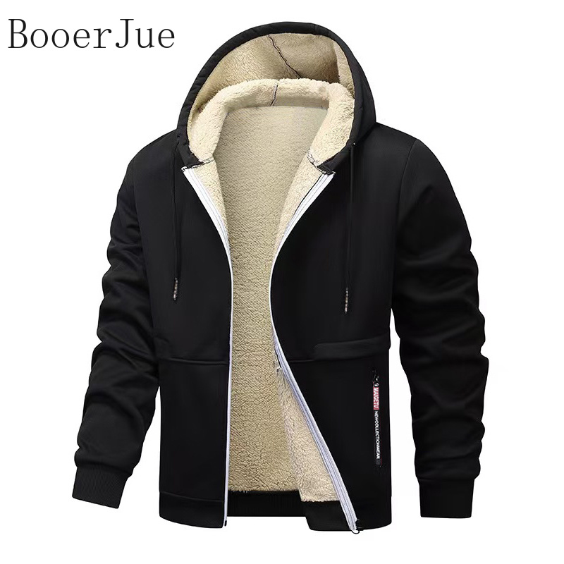 Jaqueta com Capuz Forrada com  - Sherpa Hoodie Fleece avaliação e preço