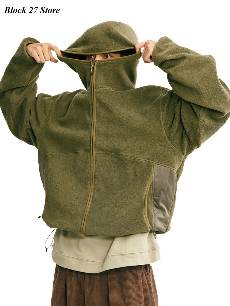 Moletom com capuz masculino ou - Sherpa Hoodie Fleece avaliação e preço