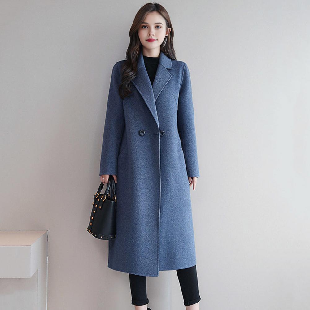 2025 casacos de lã femininos e - Wool Coat Peacoat avaliação e preço