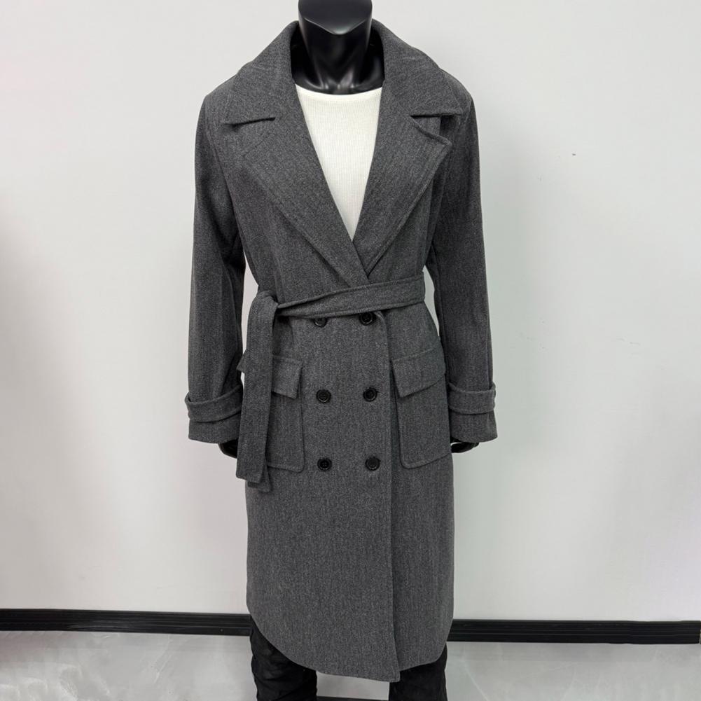Casaco Feminino de Manga Longa - Wool Coat Peacoat avaliação e preço