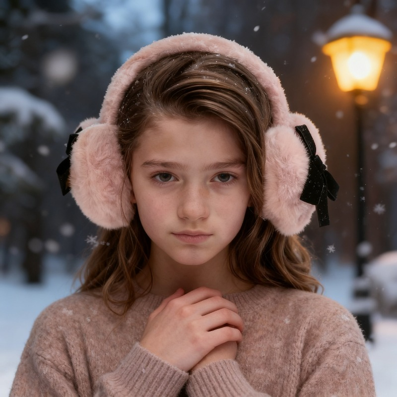 1pc feminino inverno cor sólid - Earmuffs Foldable avaliação e preço