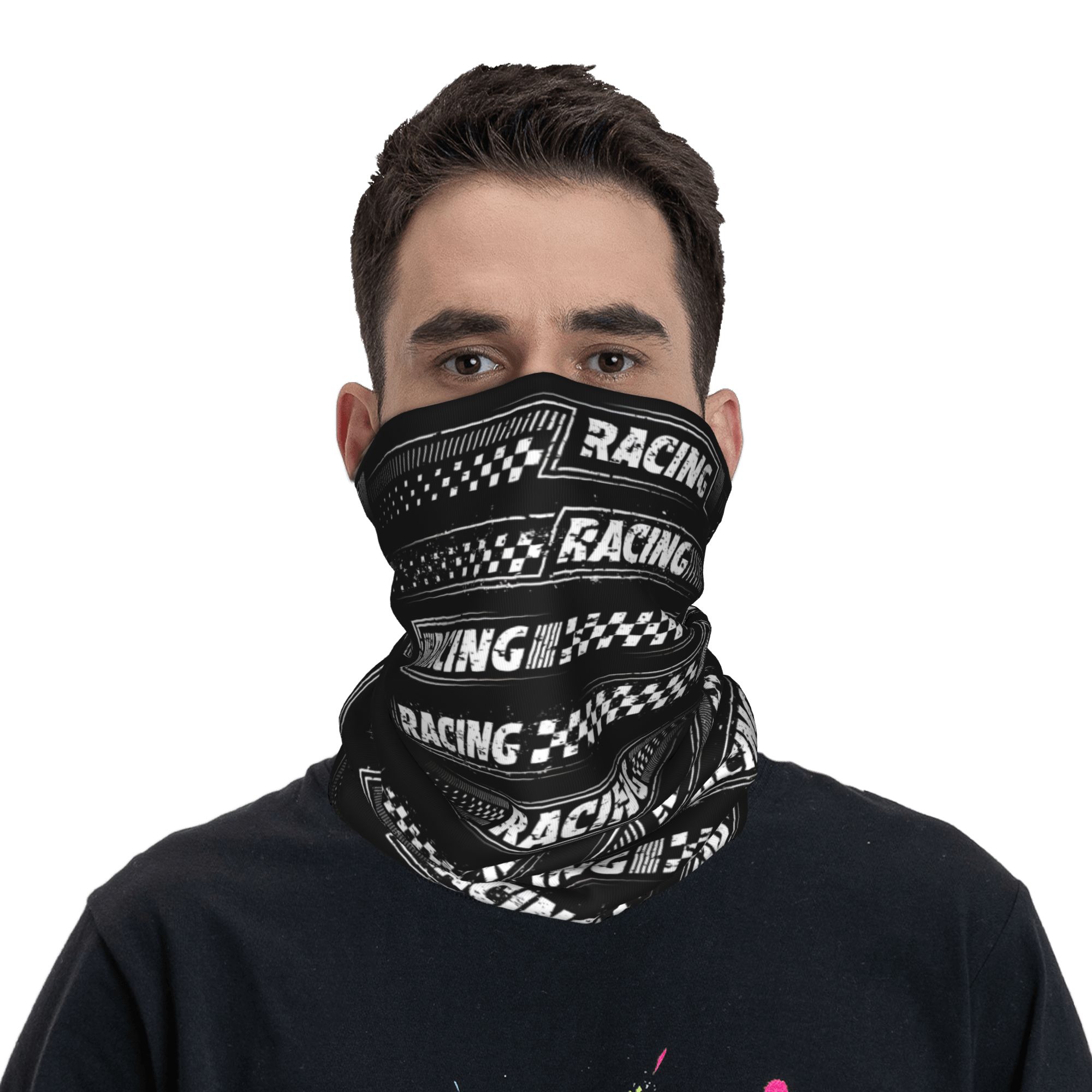 Personalizado corrida velocida - Neck Gaiter Fleece avaliação e preço