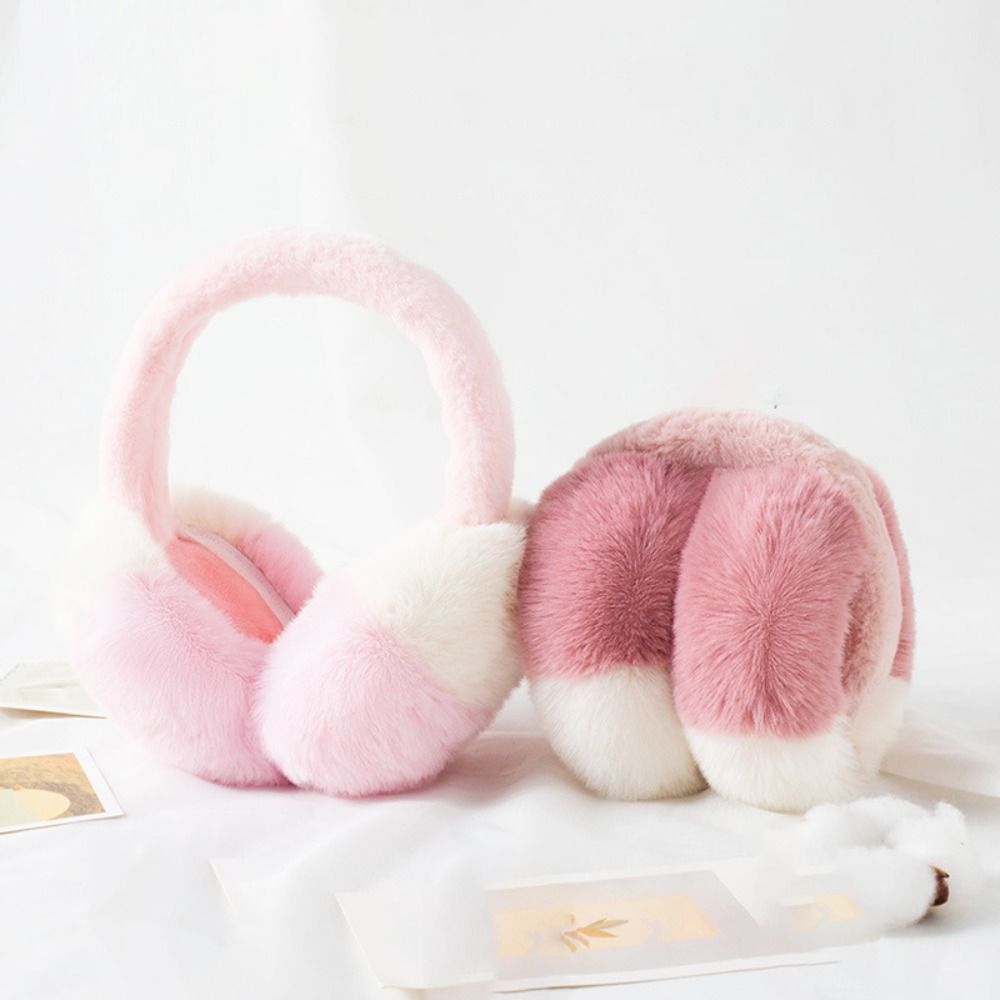 Moda pele do falso orelha muff - Earmuffs Foldable avaliação e preço