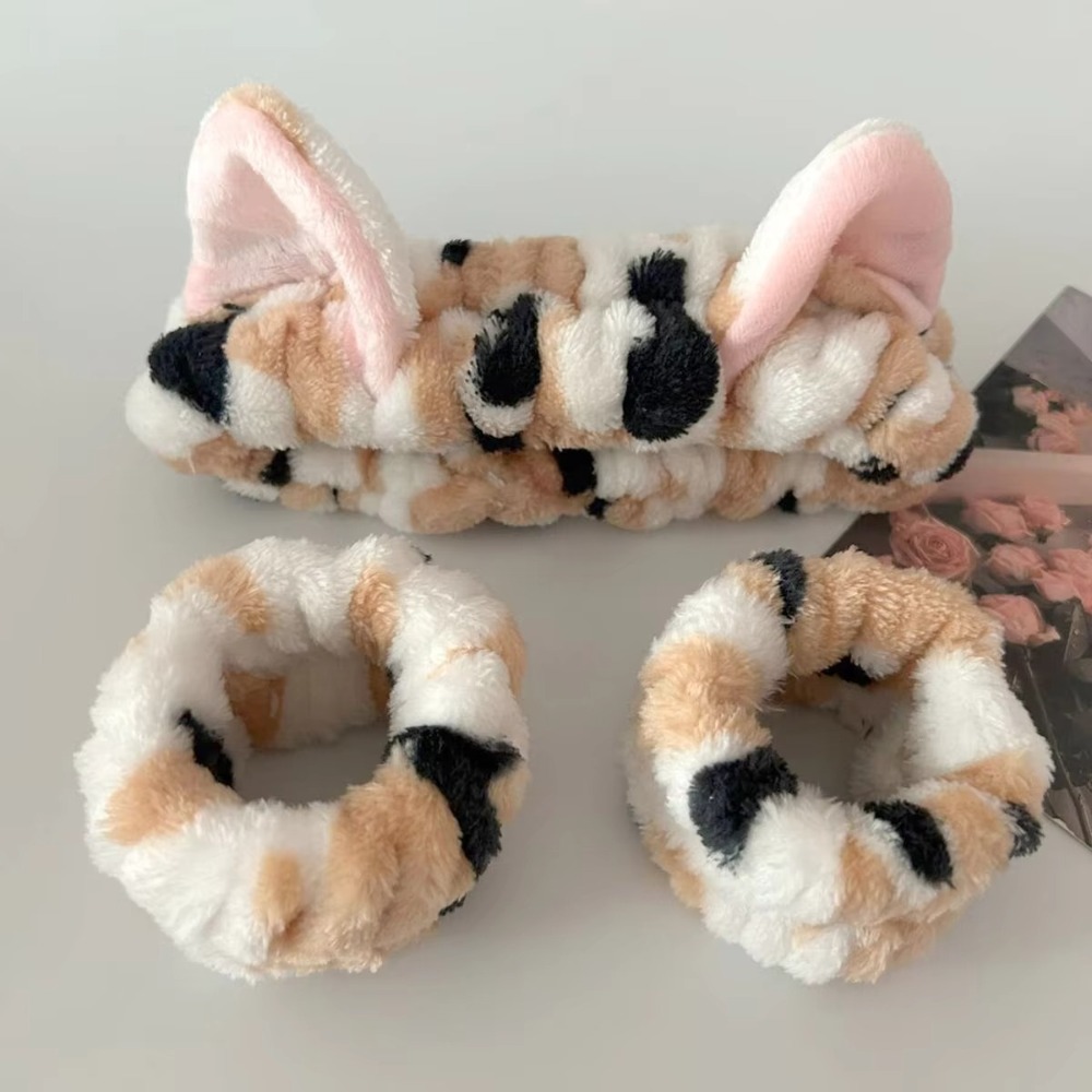 3 pçs/set leopardo impressão b - Winter Headband Fleece avaliação e preço