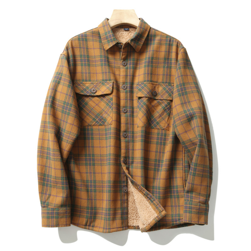 Camisas de flanela xadrez masc - Flannel Shirt Lined avaliação e preço