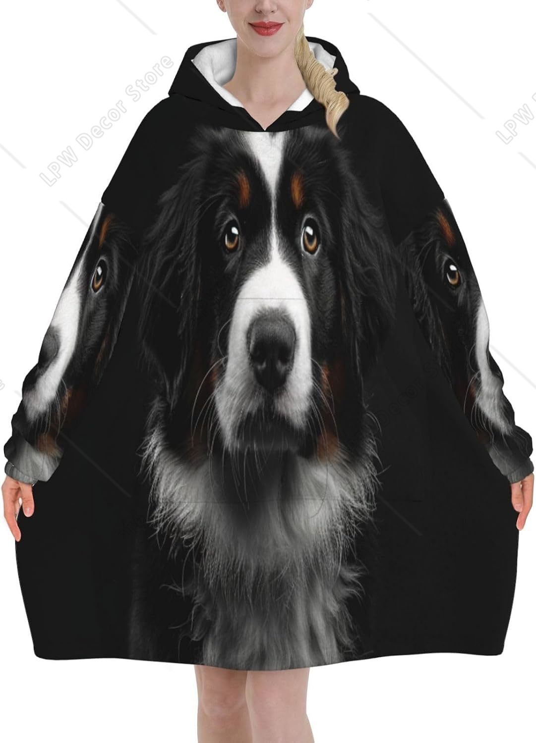 Cobertor Vestível com Capuz pa - Sherpa Hoodie Fleece avaliação e preço