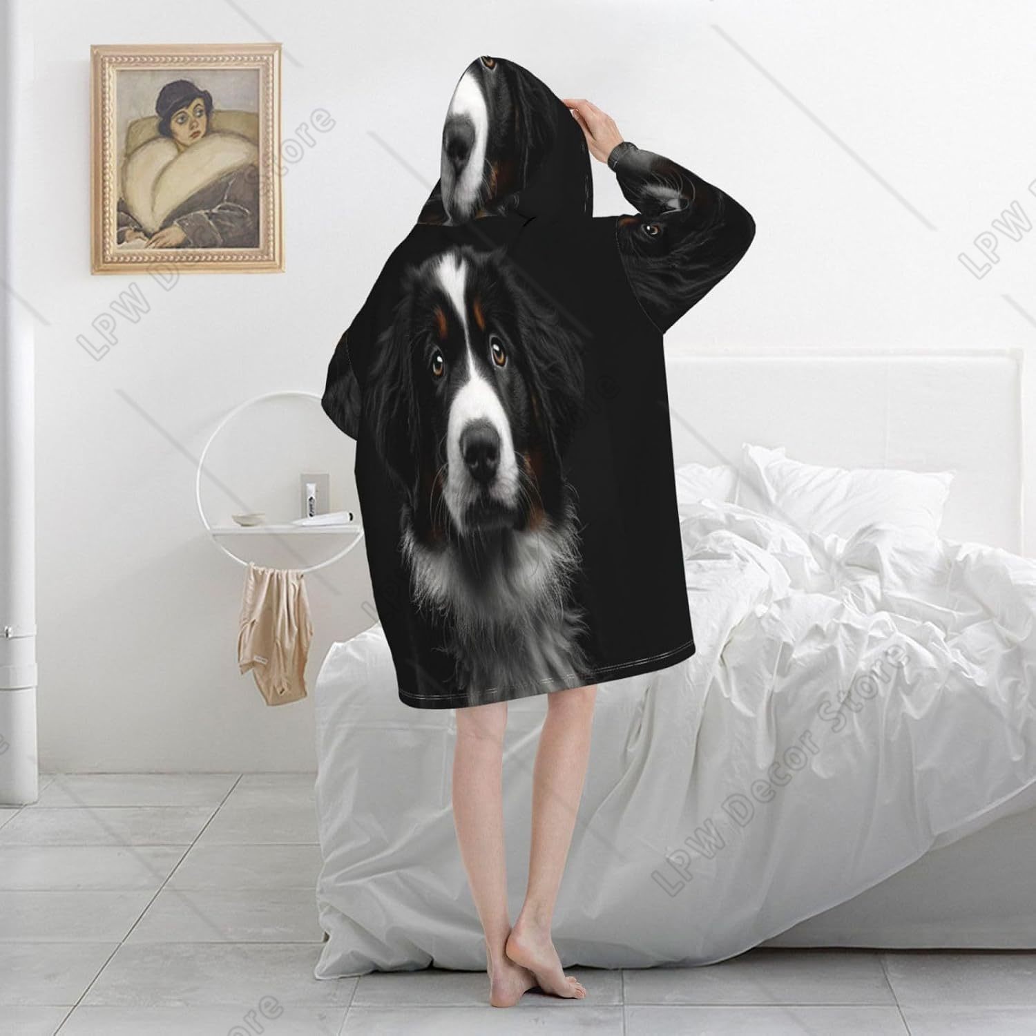 Cobertor Vestível com Capuz pa - Sherpa Hoodie Fleece avaliação e preço