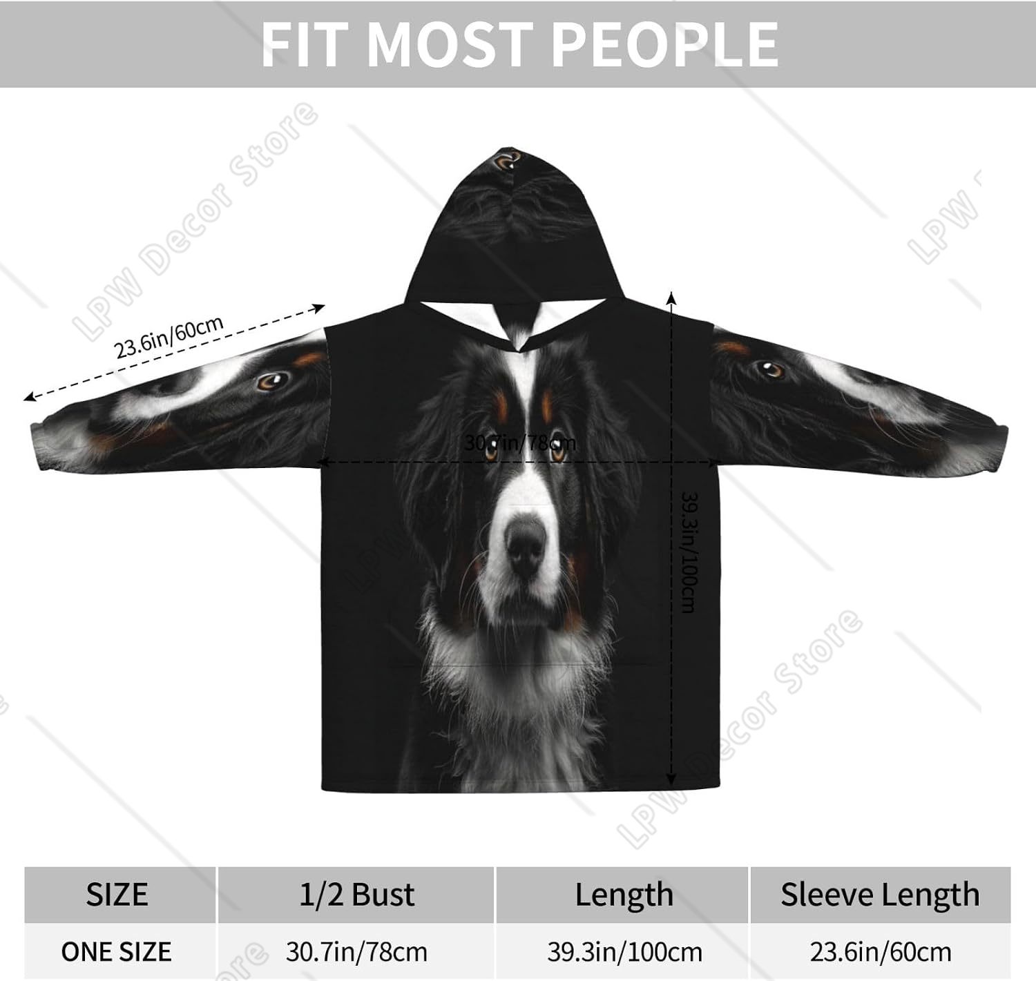 Cobertor Vestível com Capuz pa - Sherpa Hoodie Fleece avaliação e preço