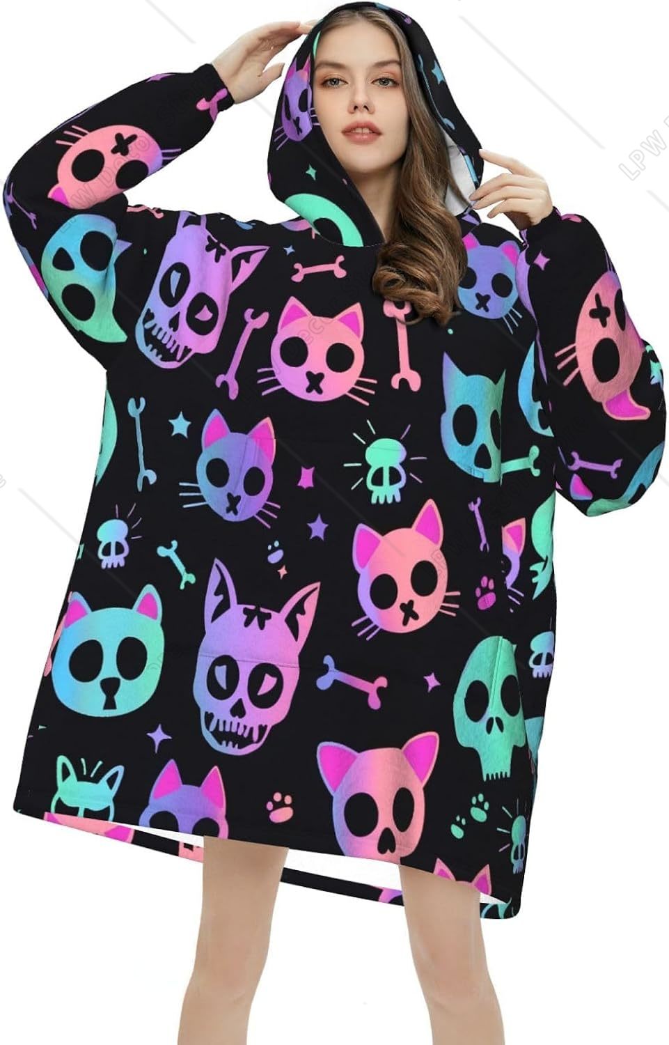 Manta com Capuz Oversized de S - Sherpa Hoodie Fleece avaliação e preço