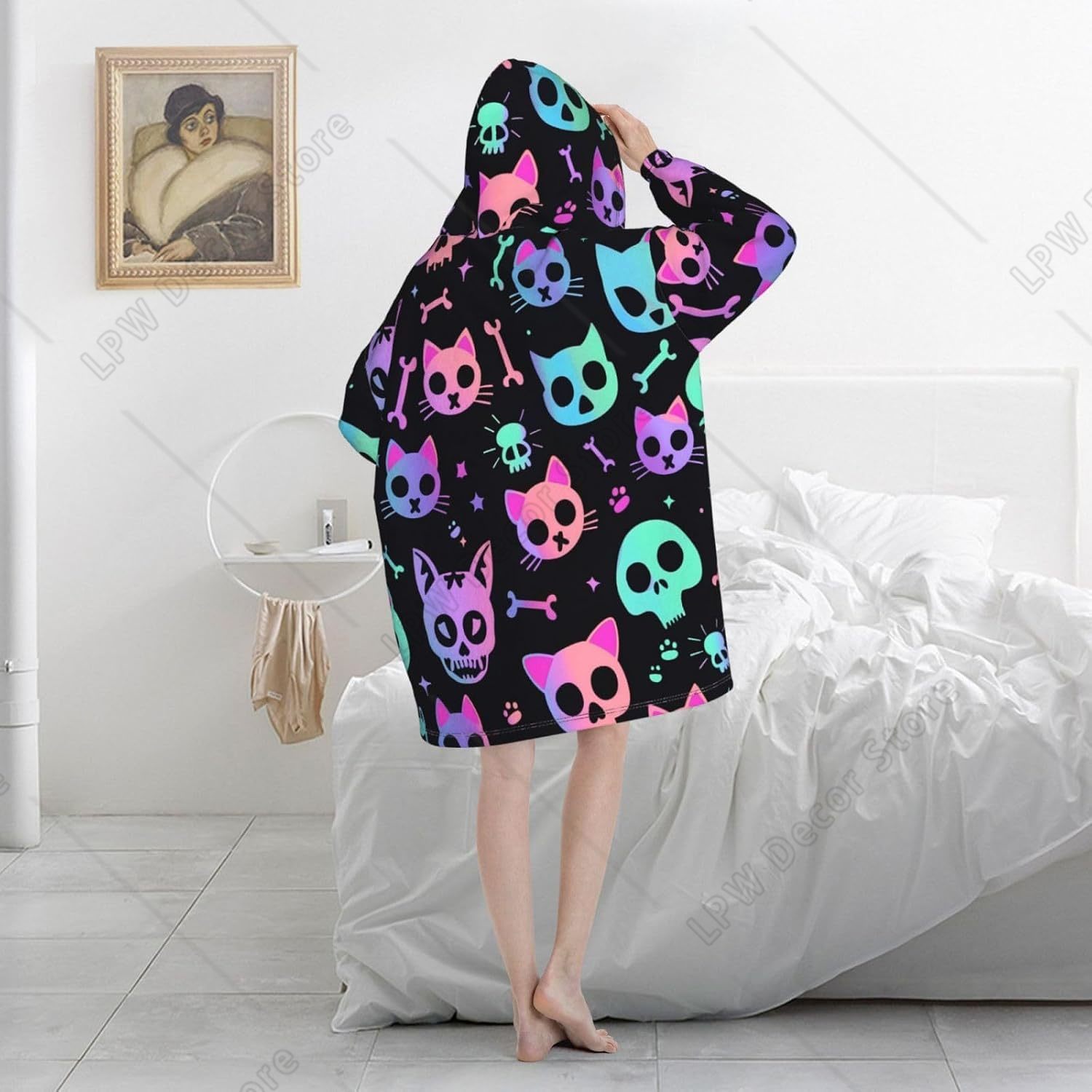 Manta com Capuz Oversized de S - Sherpa Hoodie Fleece avaliação e preço