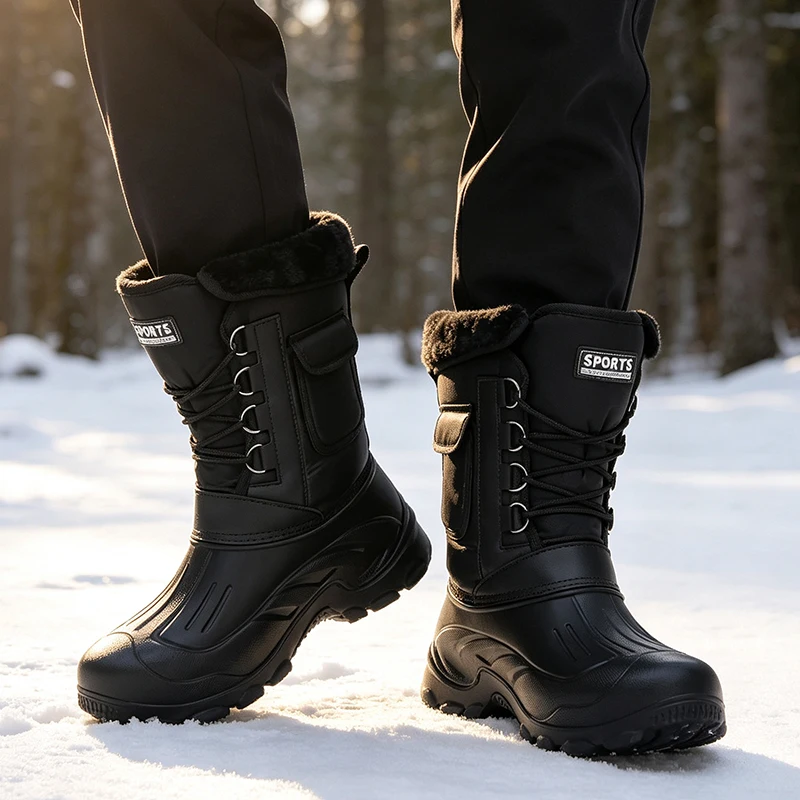 Botas de Inverno para Homens,  - Waterproof Winter Boot avaliação e preço