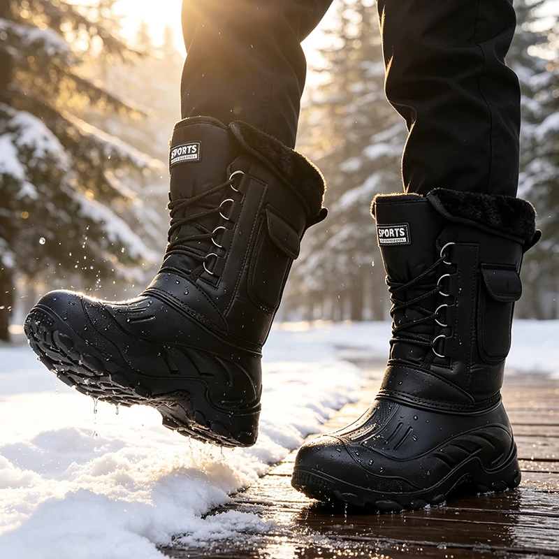 Botas de Inverno para Homens,  - Waterproof Winter Boot avaliação e preço