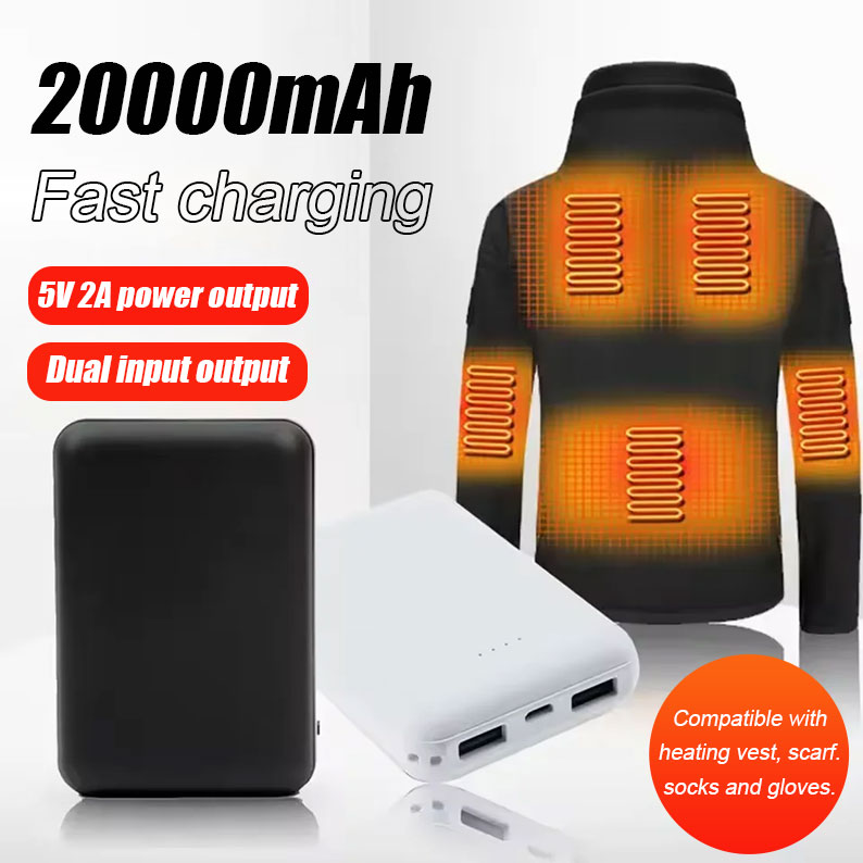 20000mah power bank portátil c - Heated Vest Battery avaliação e preço