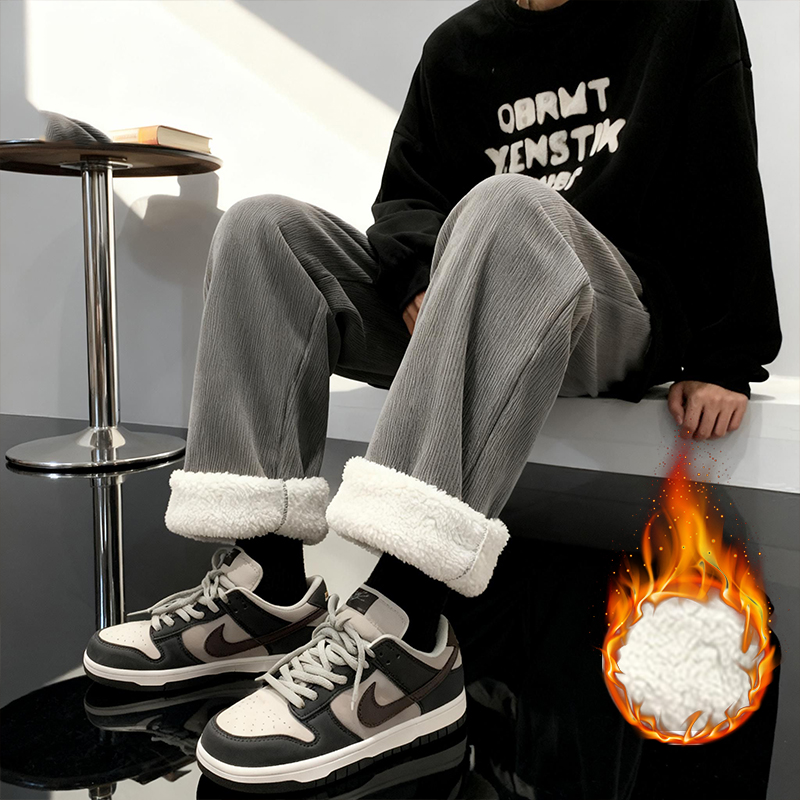 Calças masculinas de lã de cor - Corduroy Pant Warm avaliação e preço