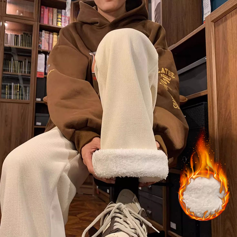 Calças masculinas de lã de cor - Corduroy Pant Warm avaliação e preço