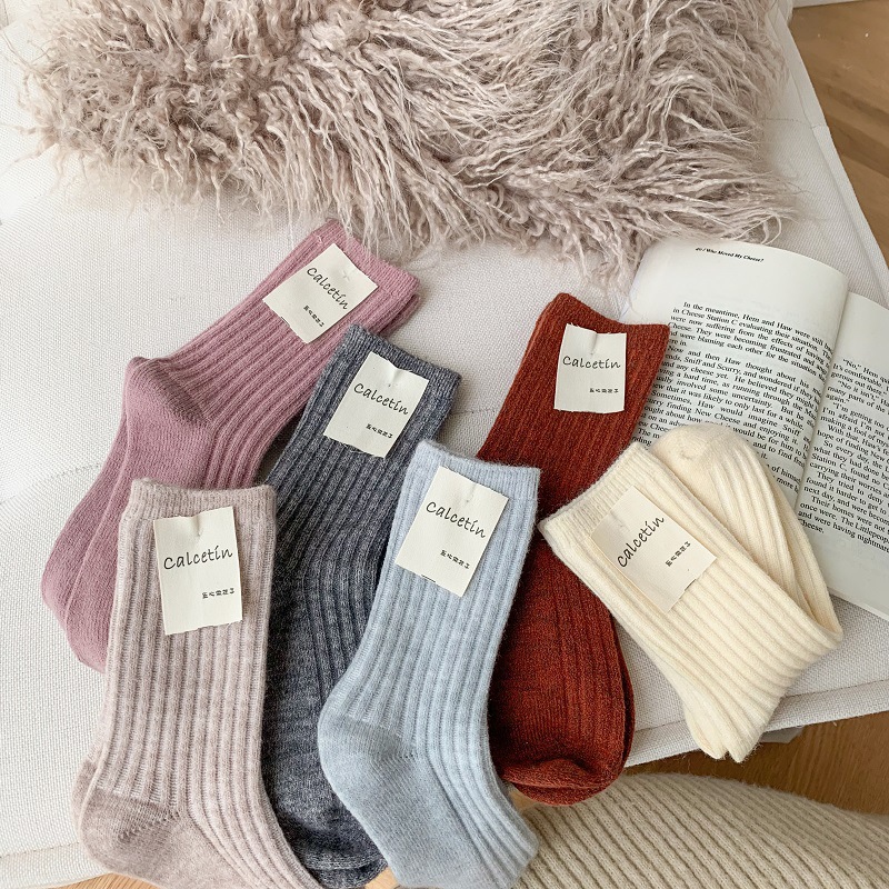 2025 novo inverno cashmere lã  - Thermal Sock Wool avaliação e preço