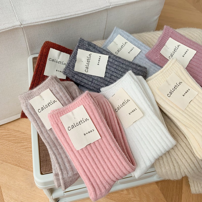 2025 novo inverno cashmere lã  - Thermal Sock Wool avaliação e preço