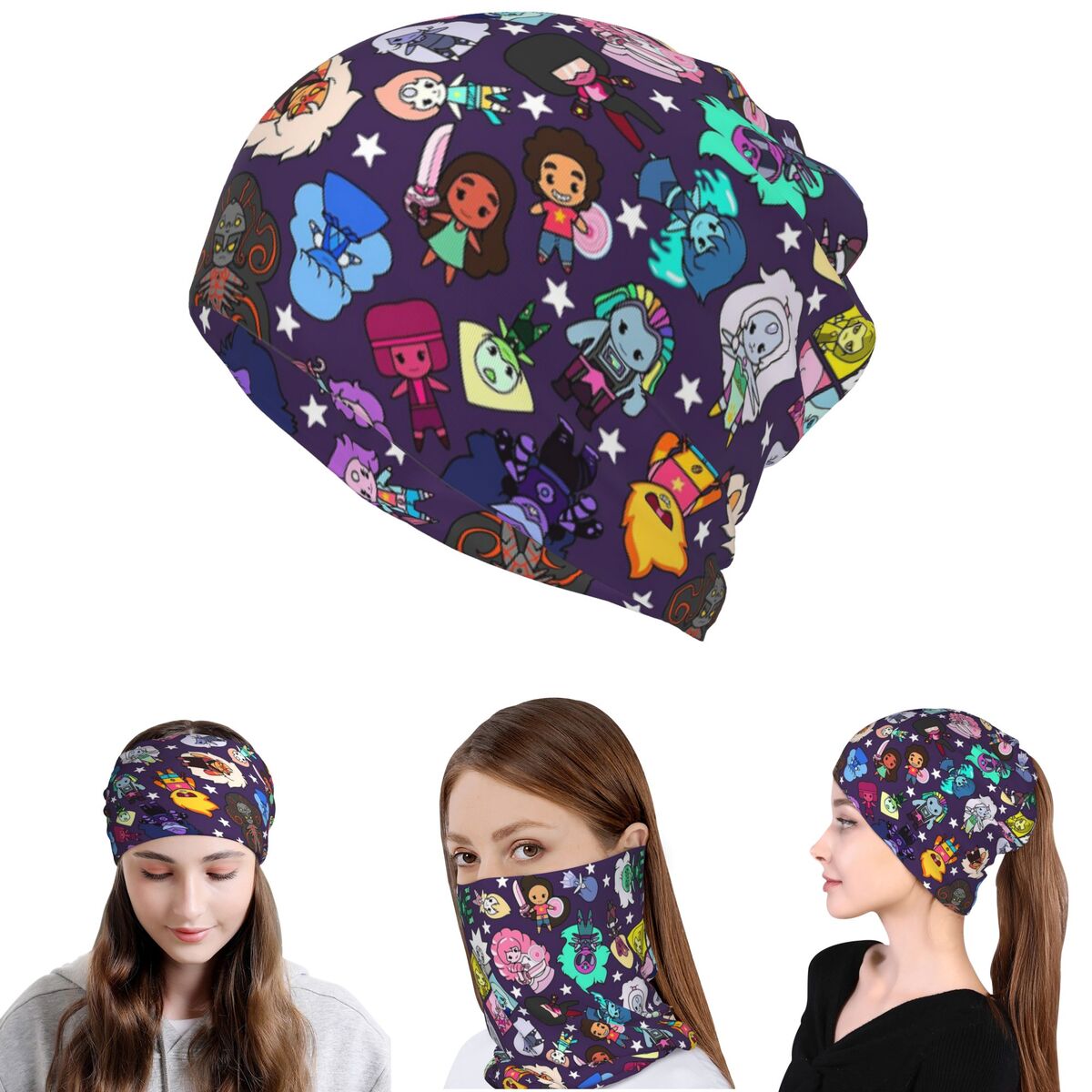 Crystal Gems Steven Universe B - Knit Beanie Hat Warm avaliação e preço