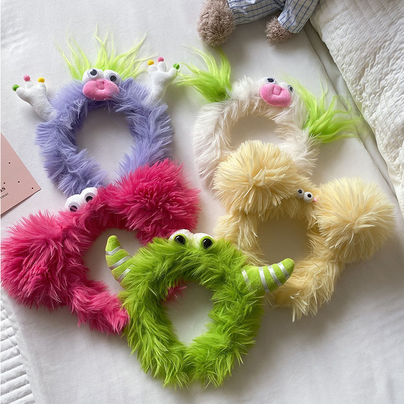 Engraçado pelúcia headbands pa - Winter Headband Fleece avaliação e preço
