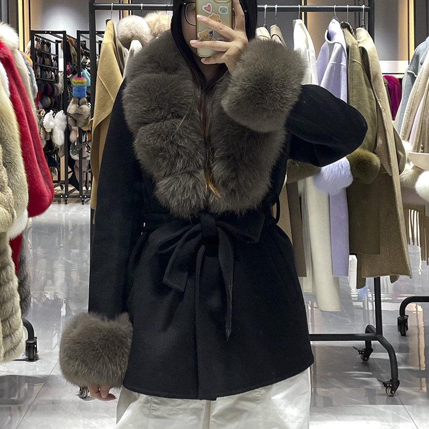 Casaco Feminino de Lã JANEFUR  - Wool Coat Peacoat avaliação e preço