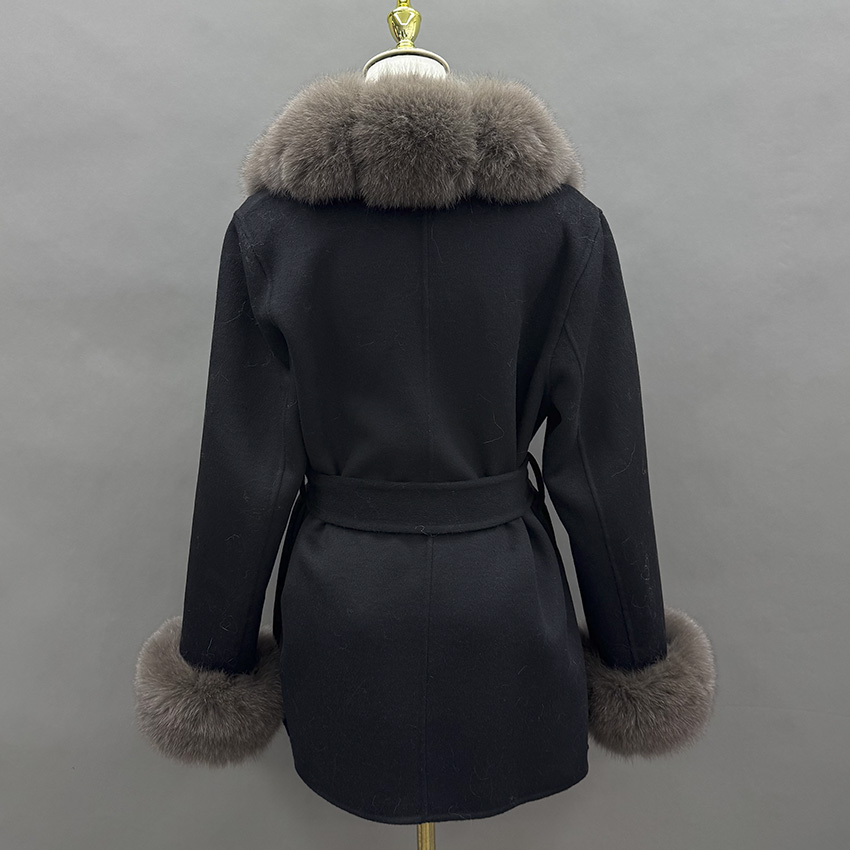 Casaco Feminino de Lã JANEFUR  - Wool Coat Peacoat avaliação e preço