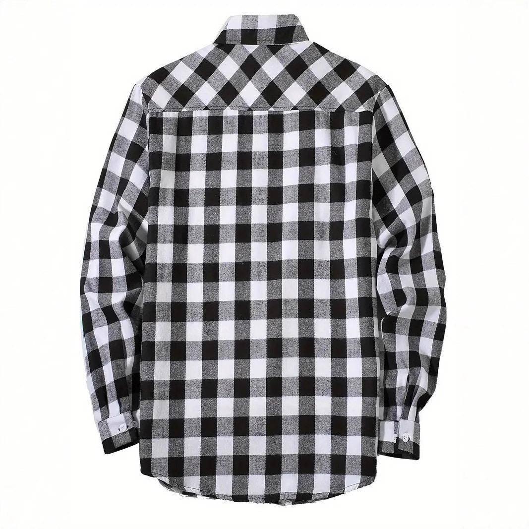 Camisa Jaqueta de Flanela com  - Flannel Shirt Lined avaliação e preço