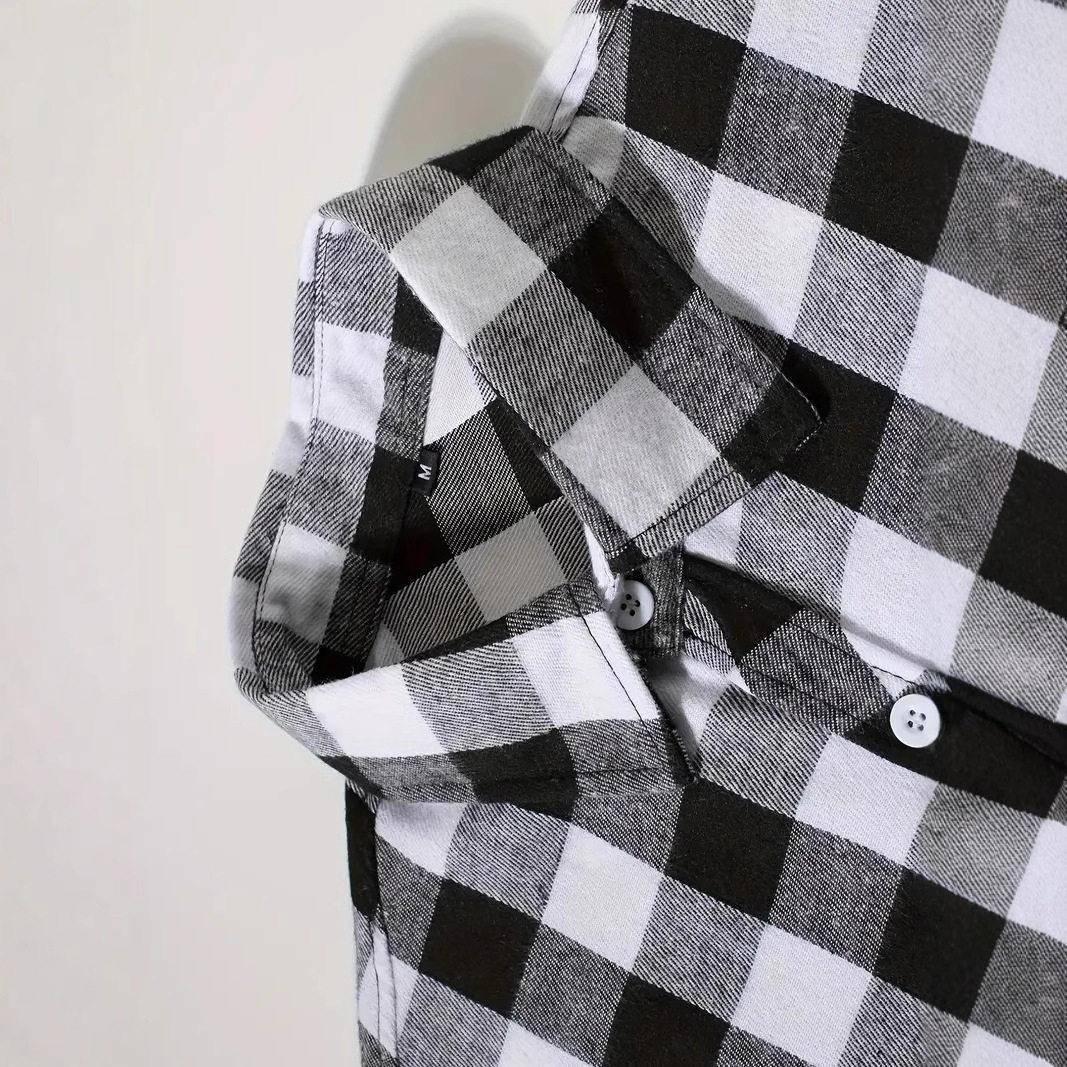 Camisa Jaqueta de Flanela com  - Flannel Shirt Lined avaliação e preço