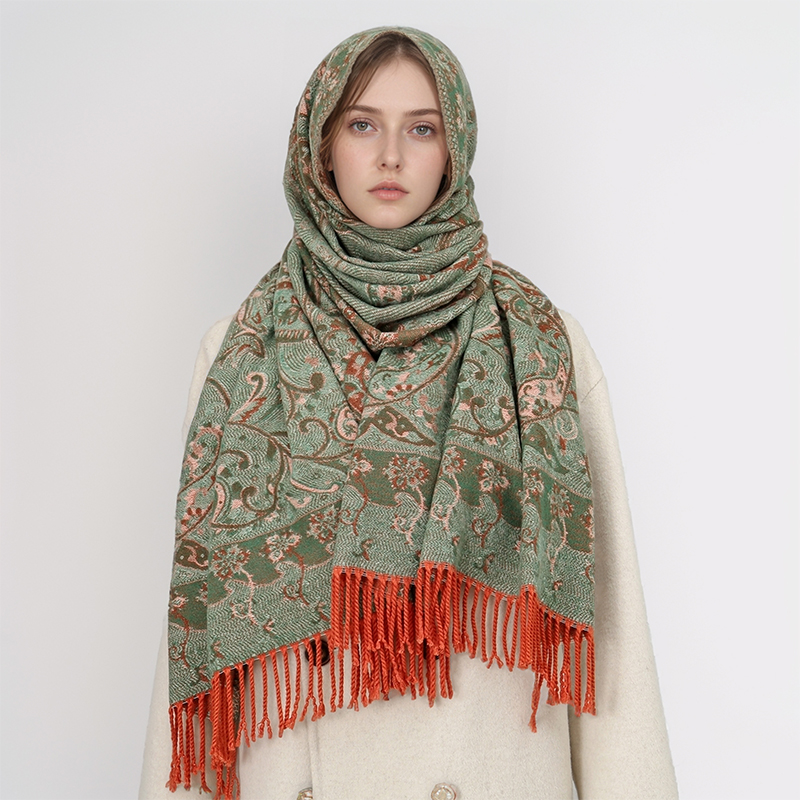 2024 moda estilo étnico femini - Cashmere Pashmina Wrap avaliação e preço
